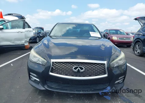 2014 Infiniti Q50 Premium from USA, damaged, VIN JN1BV7AP6EM670380